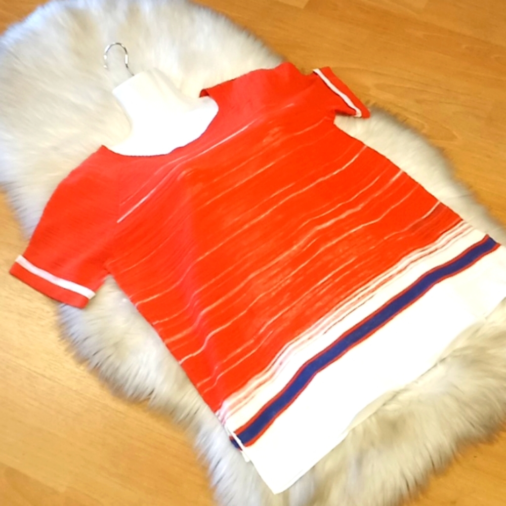 Tommy Hilfiger Sail Away Knit Top with Attached Hem
